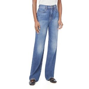 Frame Denim Women's Straight Leg Jeans in Medium Blue Wash